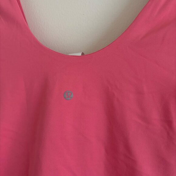 Lululemon Athletic Align Short Sleeve Dress Sakura Pink NWT Women’s Sz 4 - Picture 6 of 8